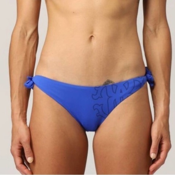 Roberto Cavalli Bikini Balconcino Bluette Bikini Bottom - Picture 1 of 5